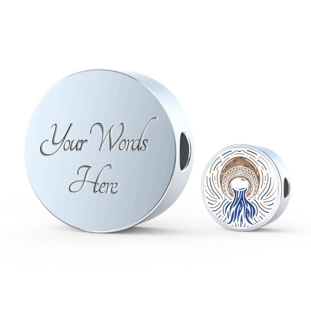 Aquarius Zodiac Artistic Stainless Steel Bracelet - ZodiacFanatic