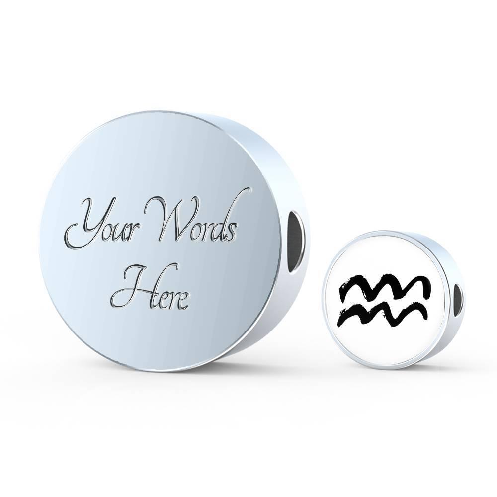 Aquarius Zodiac Luxury Stainless Steel Bracelet - ZodiacFanatic