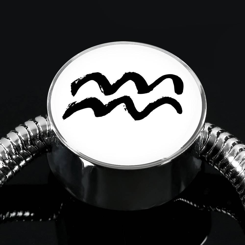 Aquarius Zodiac Luxury Stainless Steel Bracelet - ZodiacFanatic