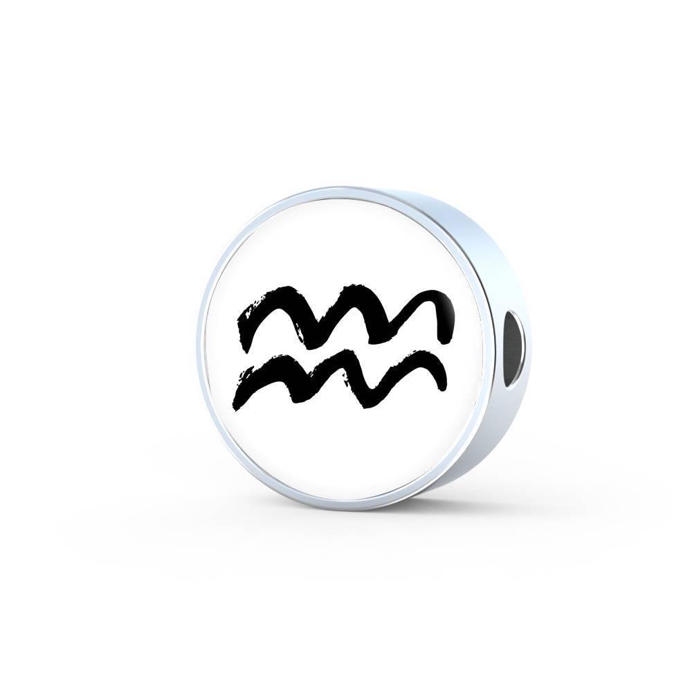 Aquarius Zodiac Luxury Stainless Steel Bracelet - ZodiacFanatic