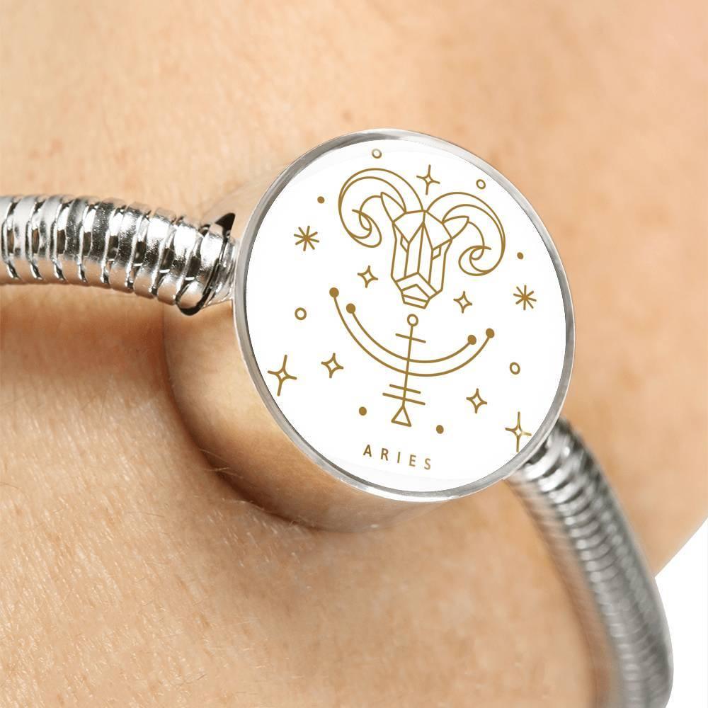Aries Zodiac Luxury Creative Design Stainless Steel Bracelet - ZodiacFanatic