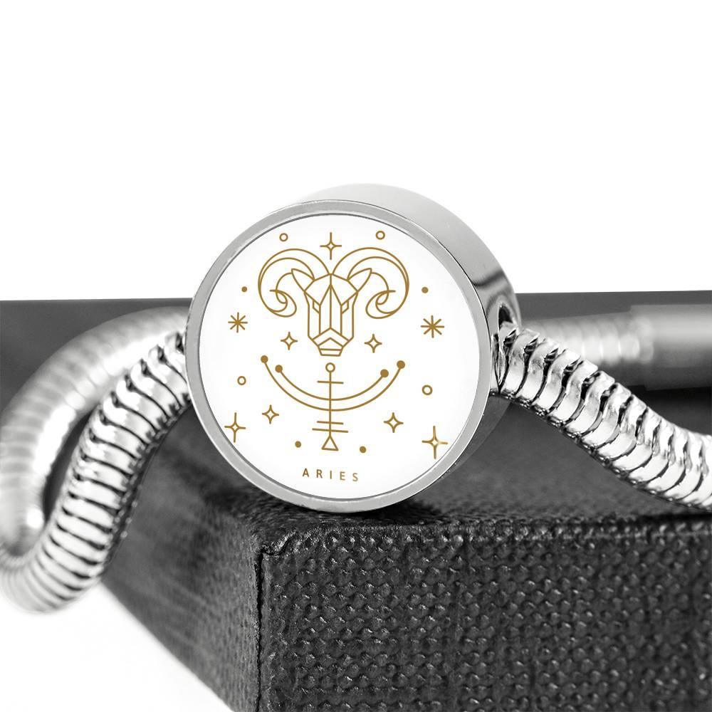Aries Zodiac Luxury Creative Design Stainless Steel Bracelet - ZodiacFanatic