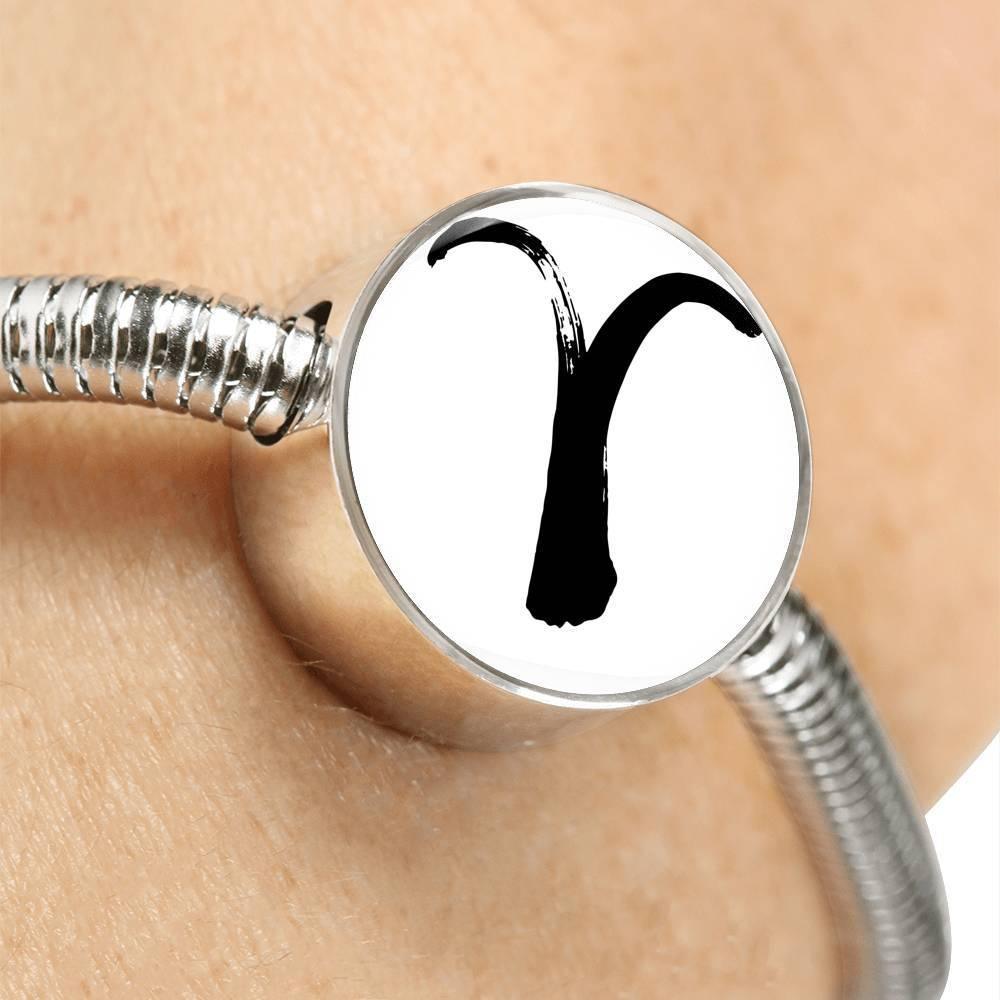 Aries Zodiac Luxury Stainless Steel Bracelet - ZodiacFanatic