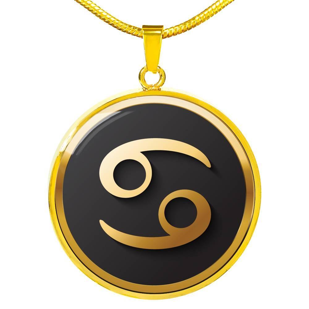 Cancer Zodiac Exclusive Design Necklace Made From Stainless Steel or 18k Gold - ZodiacFanatic