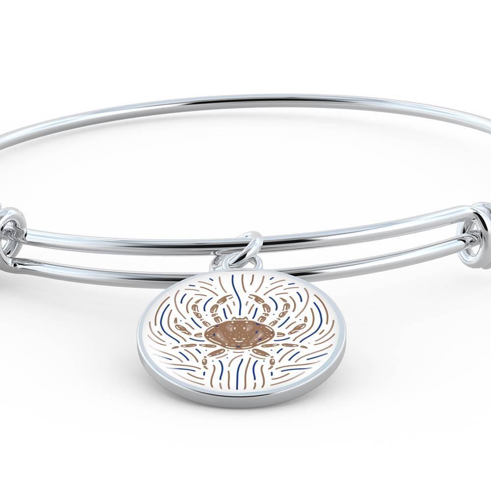 Cancer Zodiac Stainless Steel or 18k Gold Creative Bangle - ZodiacFanatic