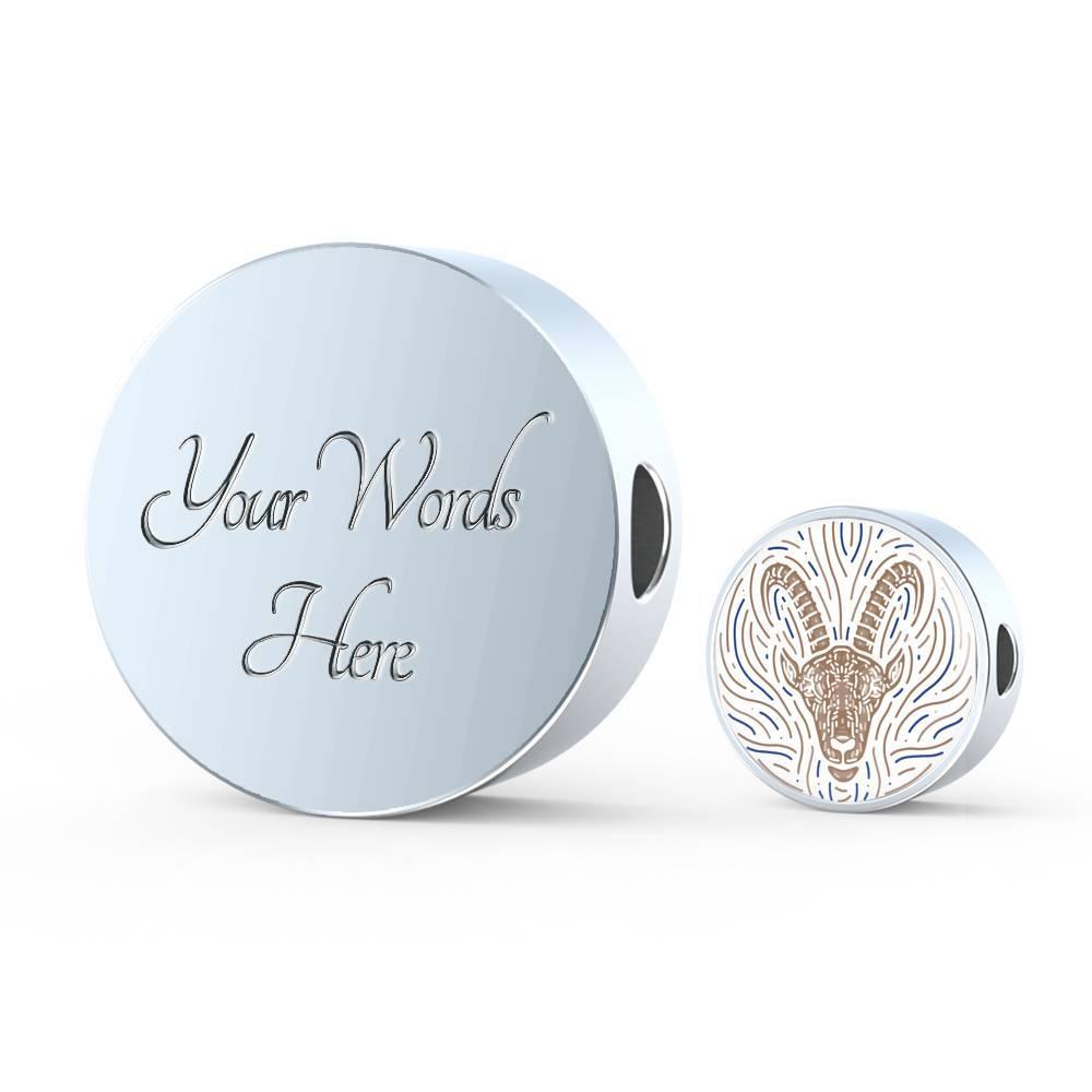 Capricorn Zodiac Artistic Stainless Steel Bracelet - ZodiacFanatic