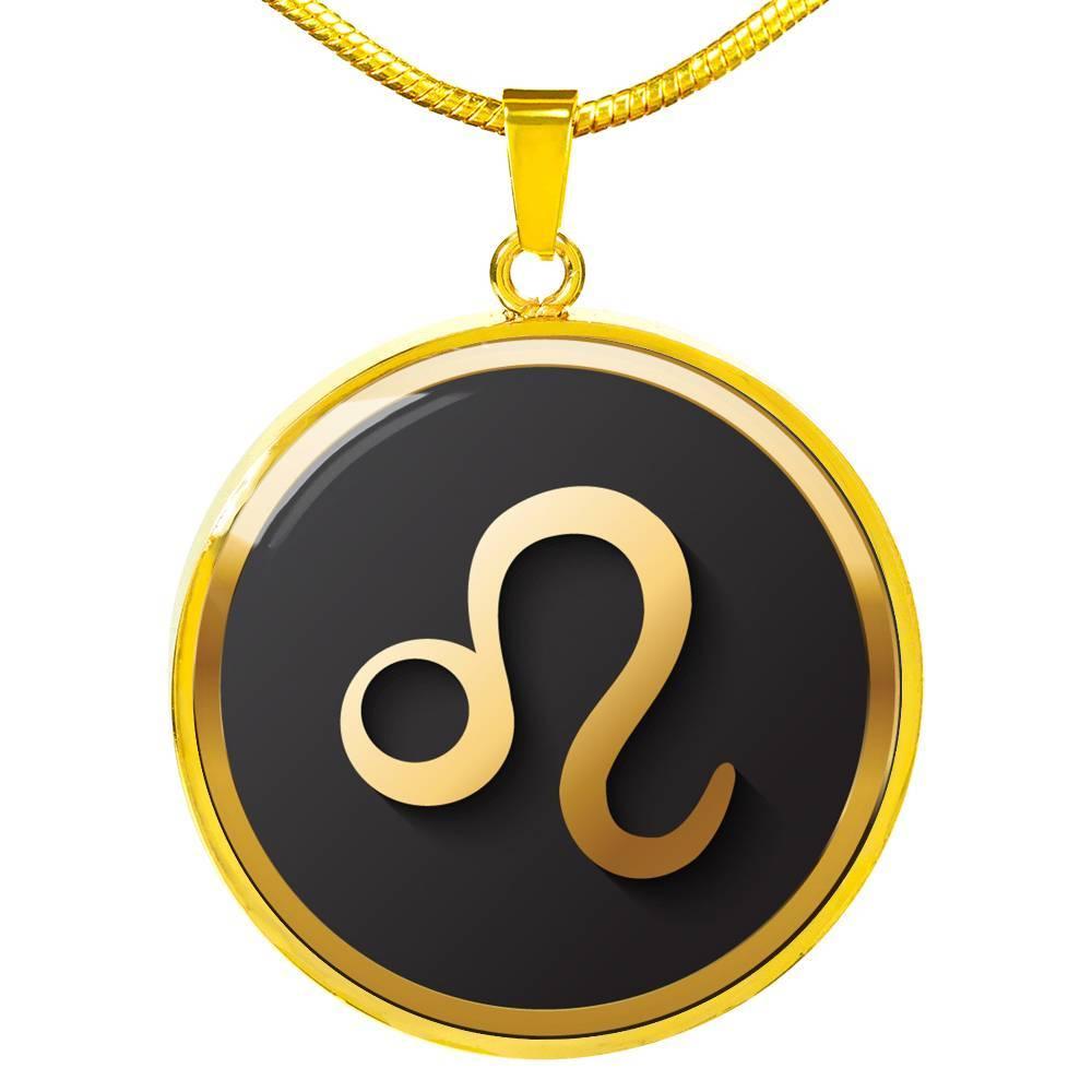 Leo Zodiac Exclusive Design Necklace Made From Stainless Steel or 18k Gold - ZodiacFanatic