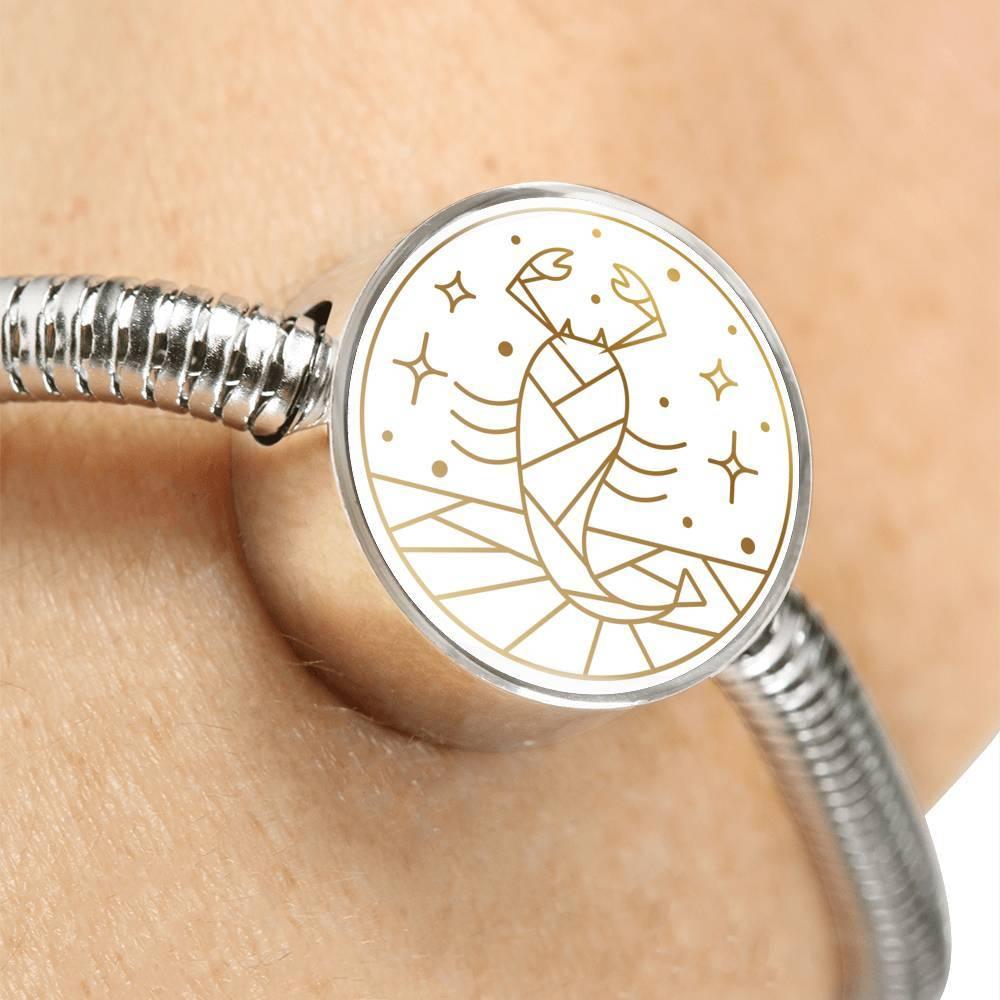 Scorpio Zodiac Luxury Stainless Steel Bracelet - ZodiacFanatic
