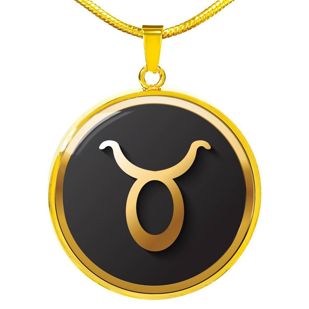 Taurus Zodiac Exclusive Design Necklace Made From Stainless Steel or 18k Gold - ZodiacFanatic