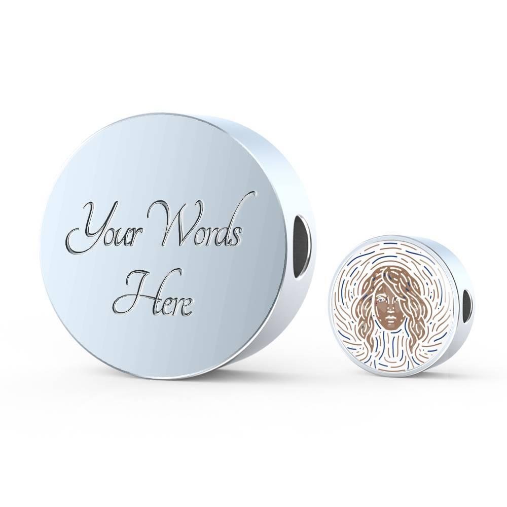 Virgo Zodiac Artistic Stainless Steel Bracelet - ZodiacFanatic