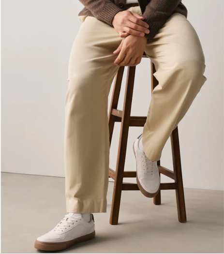 White Low Court Trainers