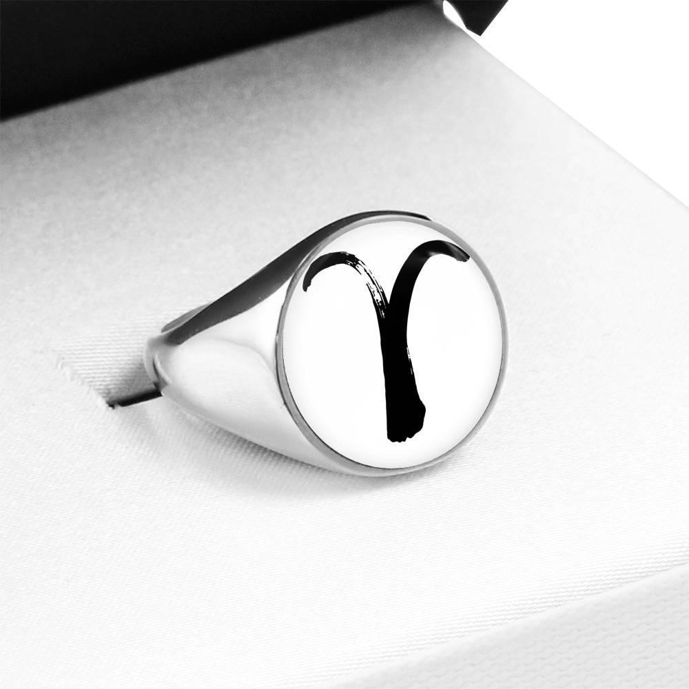 Aries Zodiac Stainless Steel or 18k Gold Ring - ZodiacFanatic