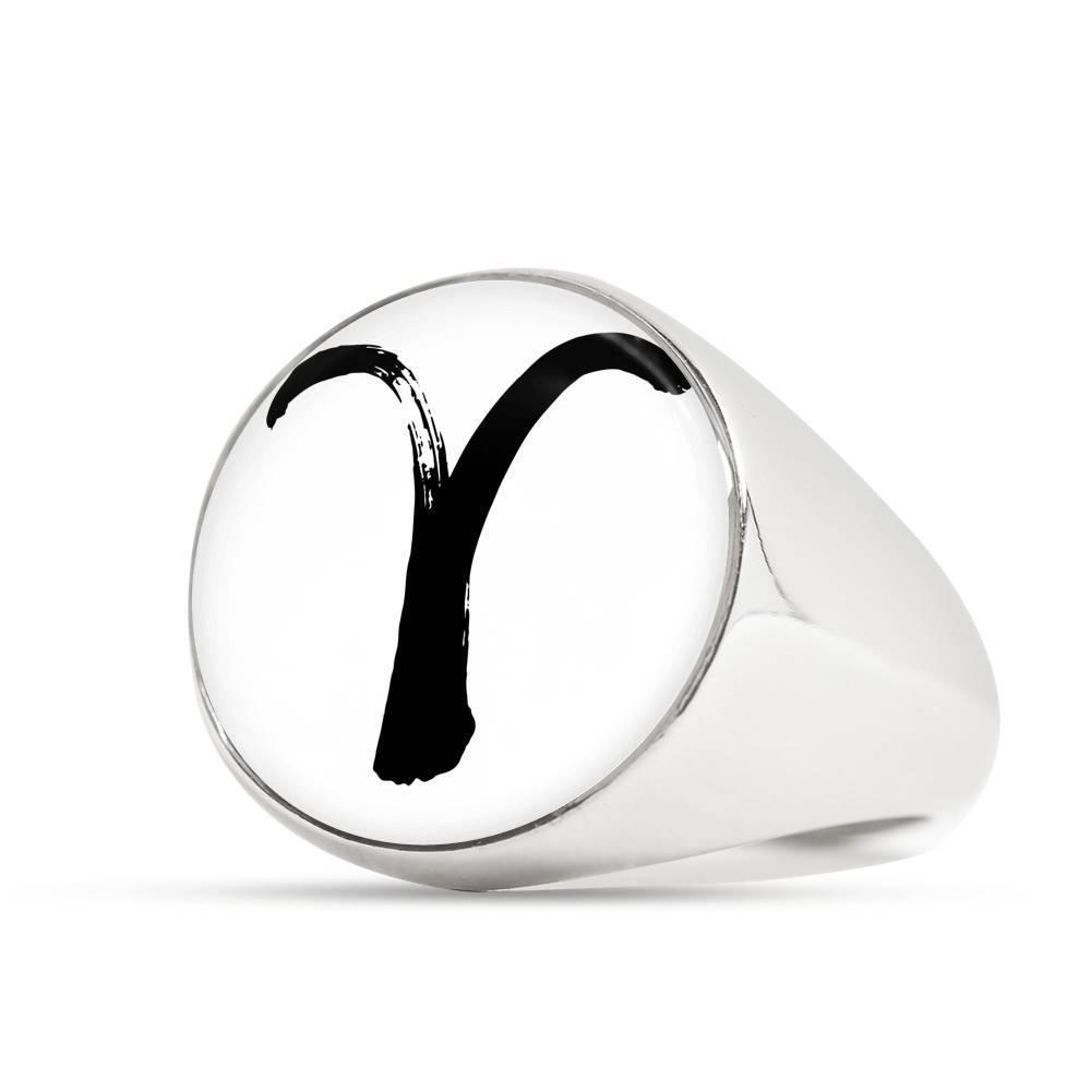 Aries Zodiac Stainless Steel or 18k Gold Ring - ZodiacFanatic