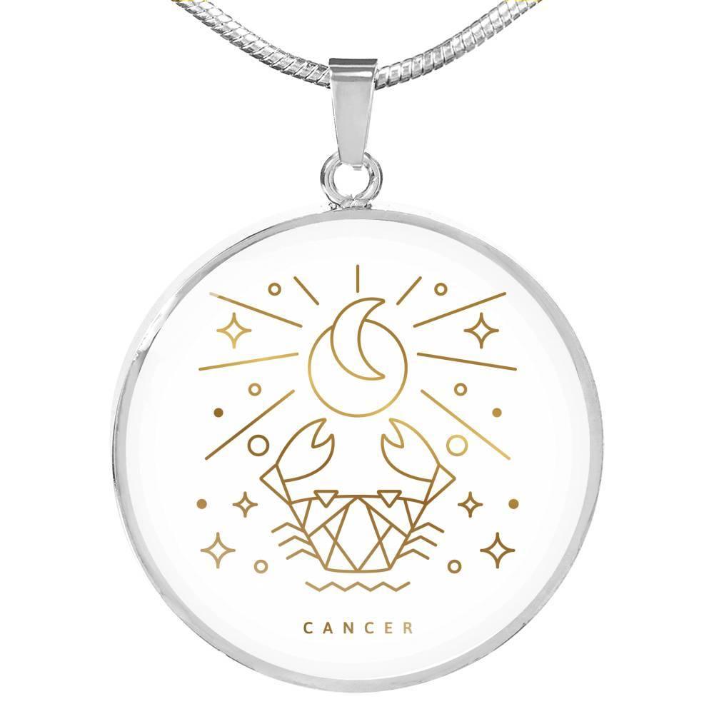 Cancer Zodiac Luxury Creative Design Necklace Made From Stainless Steel or 18k Gold - ZodiacFanatic