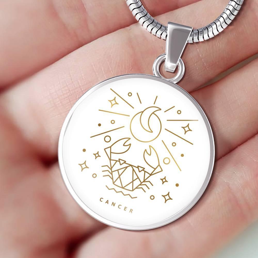 Cancer Zodiac Luxury Creative Design Necklace Made From Stainless Steel or 18k Gold - ZodiacFanatic