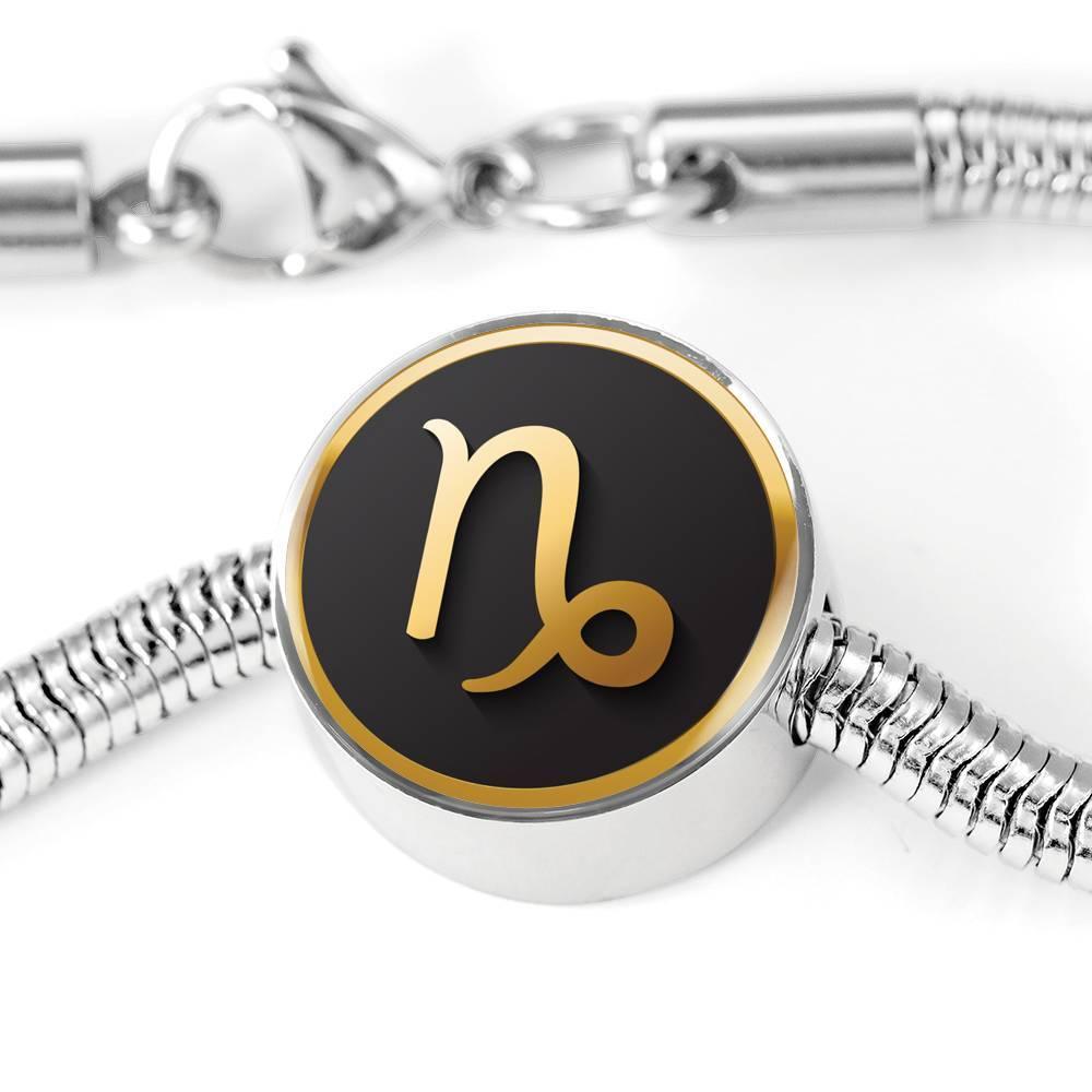 Capricorn Zodiac Exclusive Design Bracelet Made From Stainless Steel - ZodiacFanatic