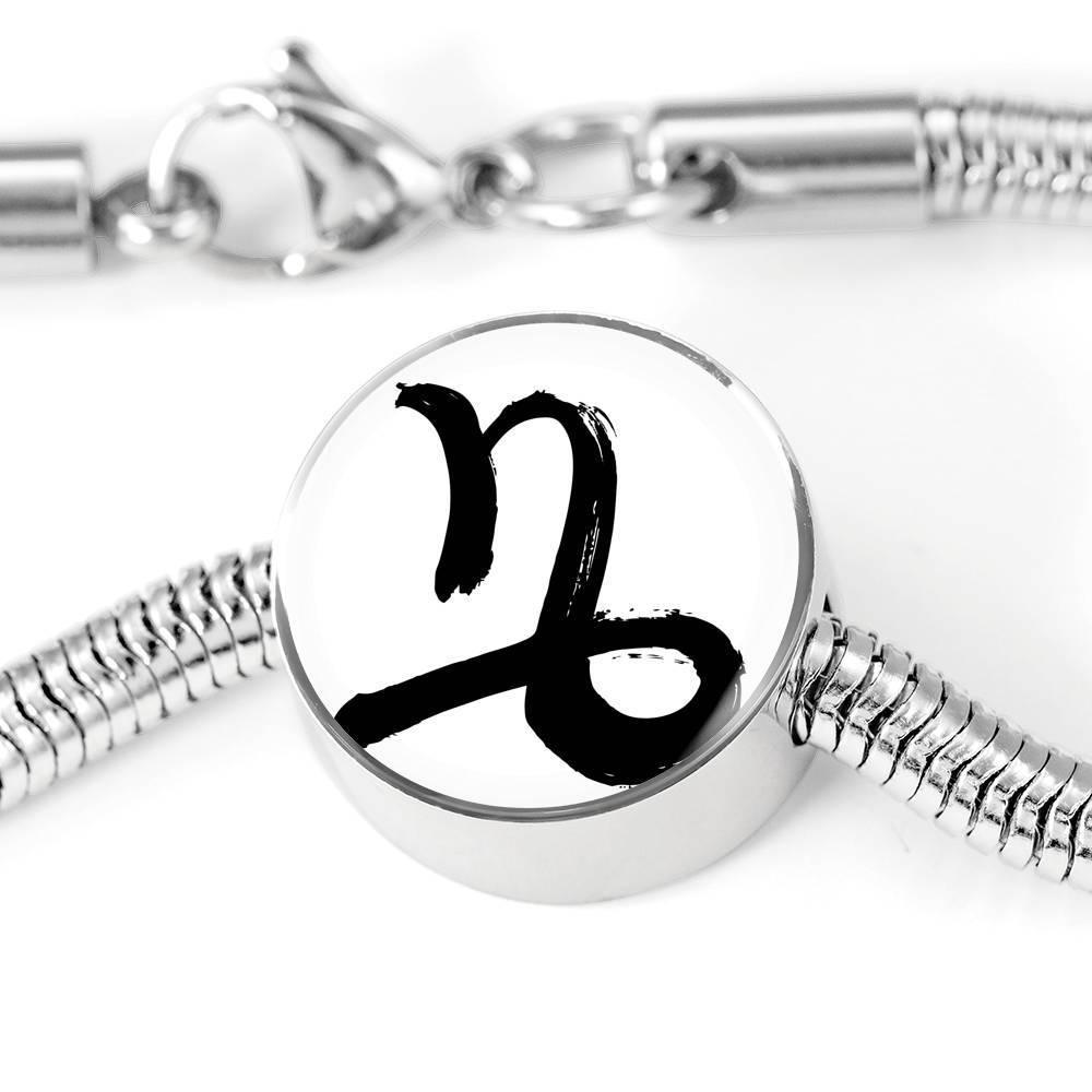 Capricorn Zodiac Luxury Stainless Steel Bracelet - ZodiacFanatic