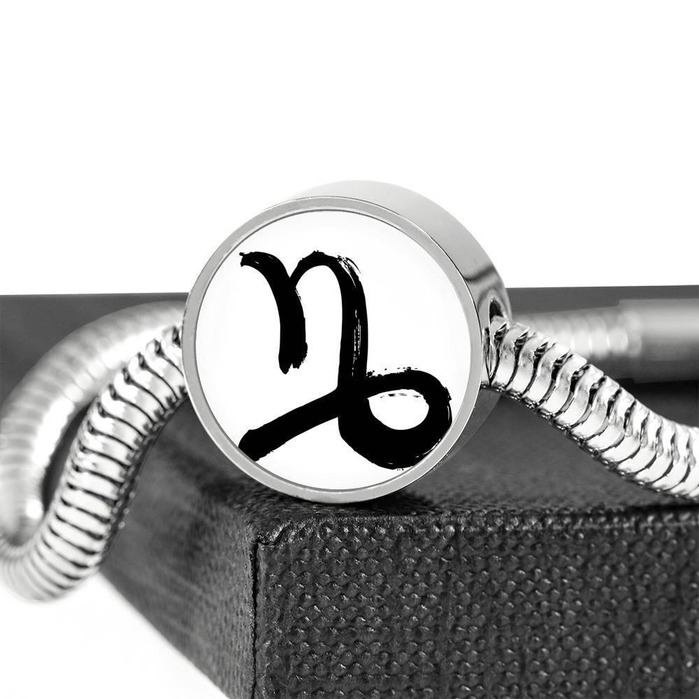 Capricorn Zodiac Luxury Stainless Steel Bracelet - ZodiacFanatic