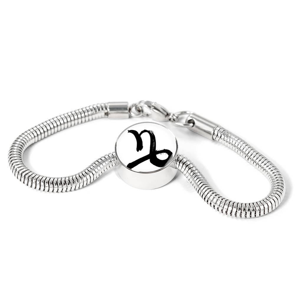 Capricorn Zodiac Luxury Stainless Steel Bracelet - ZodiacFanatic