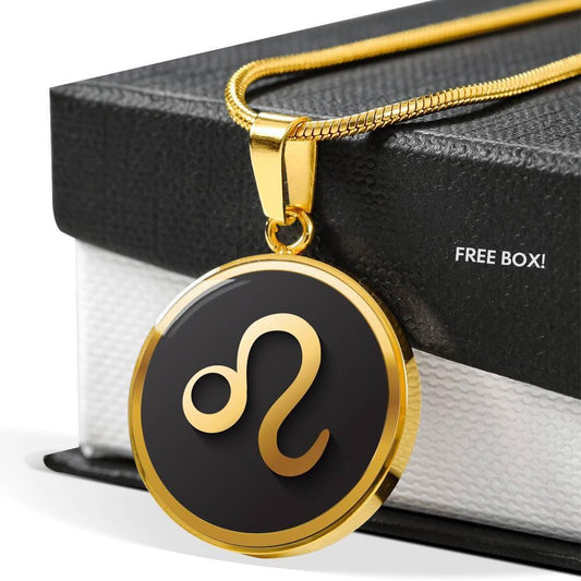 Leo Zodiac Exclusive Design Necklace Made From Stainless Steel or 18k Gold - ZodiacFanatic