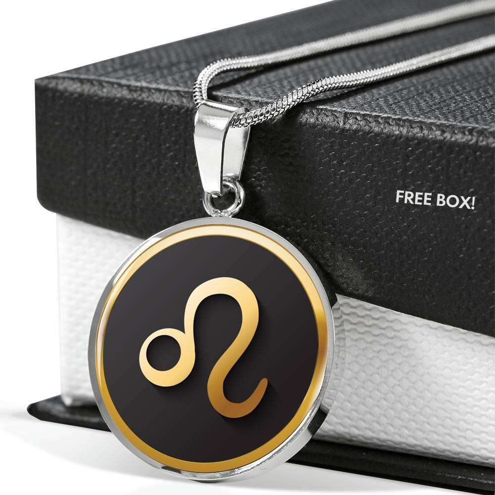 Leo Zodiac Exclusive Design Necklace Made From Stainless Steel or 18k Gold - ZodiacFanatic