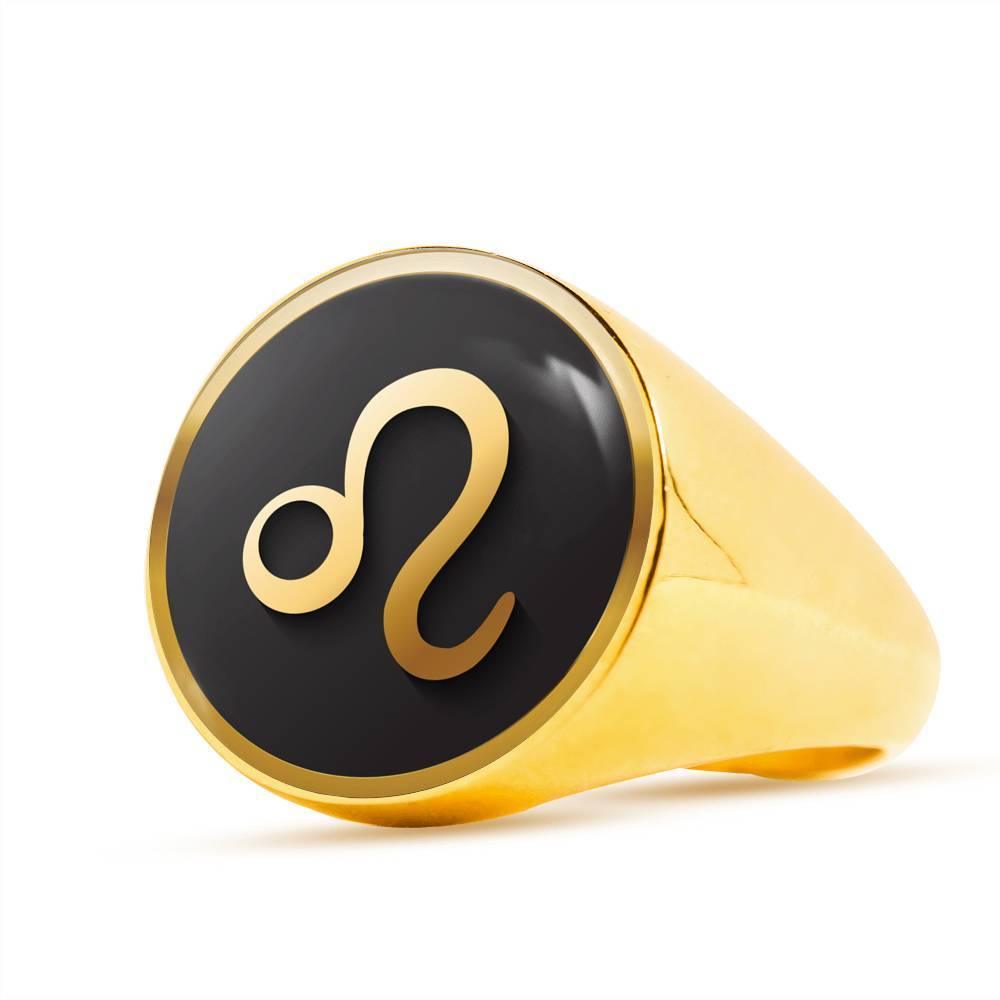 Leo Zodiac Exclusive Design Ring Made From Stainless Steel - ZodiacFanatic