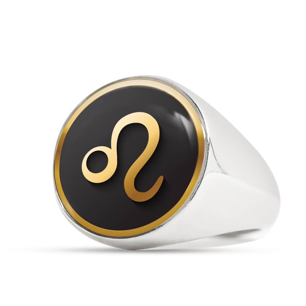 Leo Zodiac Exclusive Design Ring Made From Stainless Steel - ZodiacFanatic