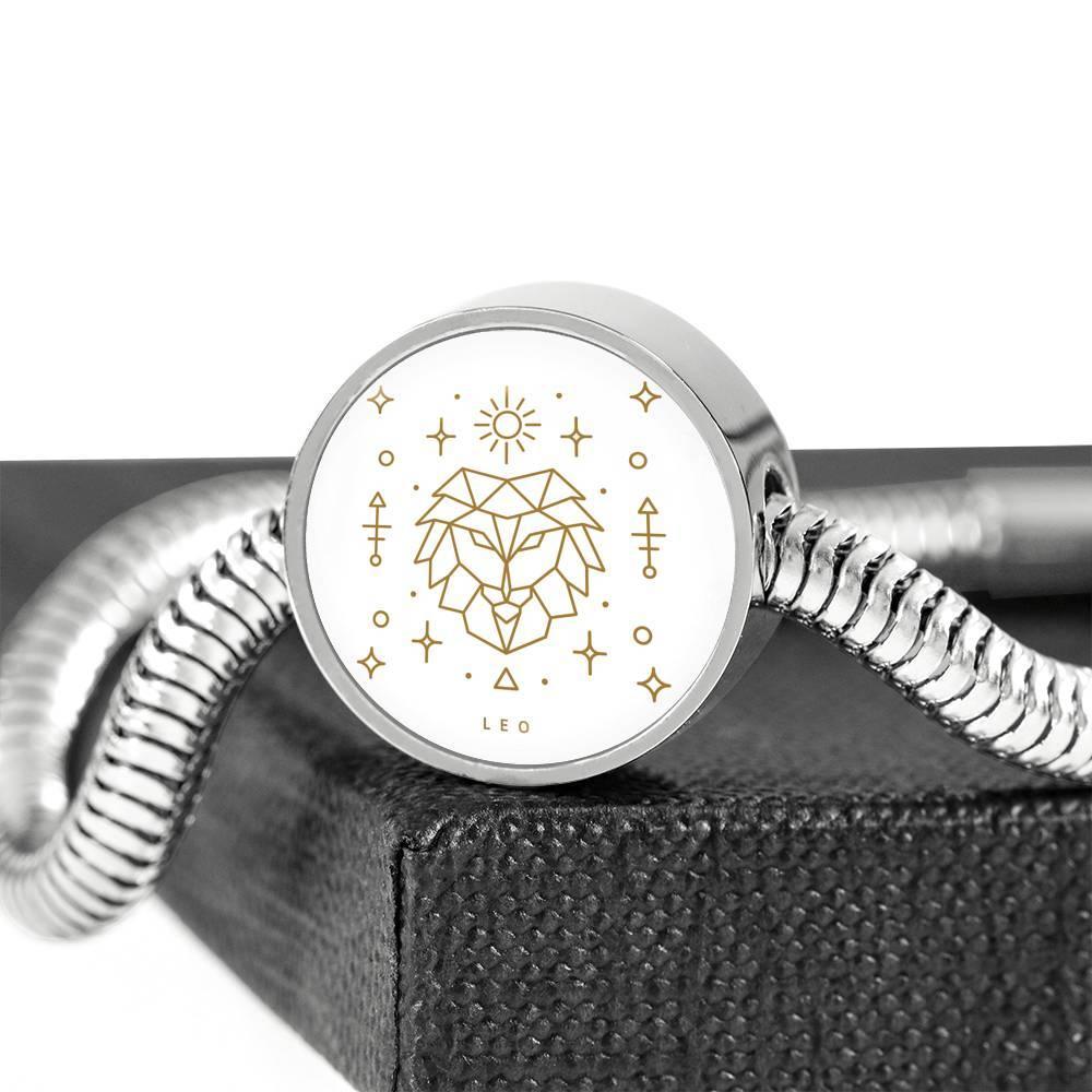 Leo Zodiac Luxury Stainless Steel Bracelet - ZodiacFanatic