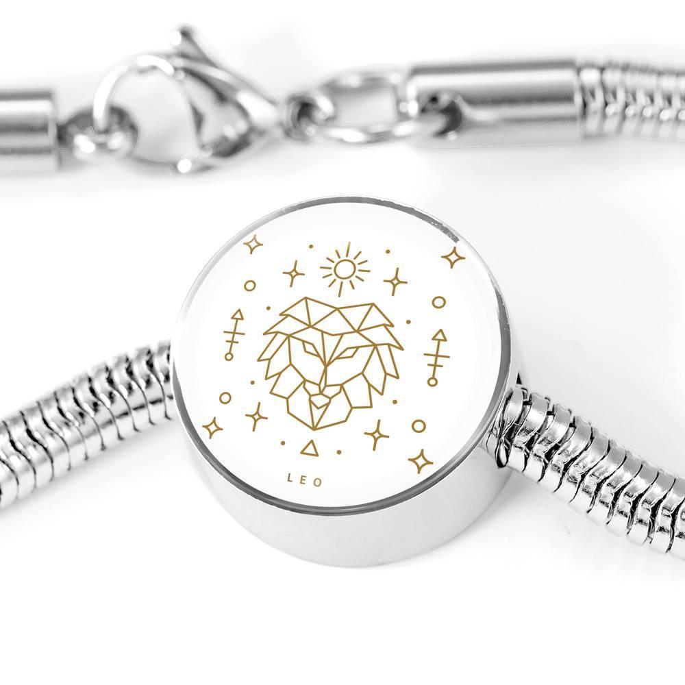 Leo Zodiac Luxury Stainless Steel Bracelet - ZodiacFanatic