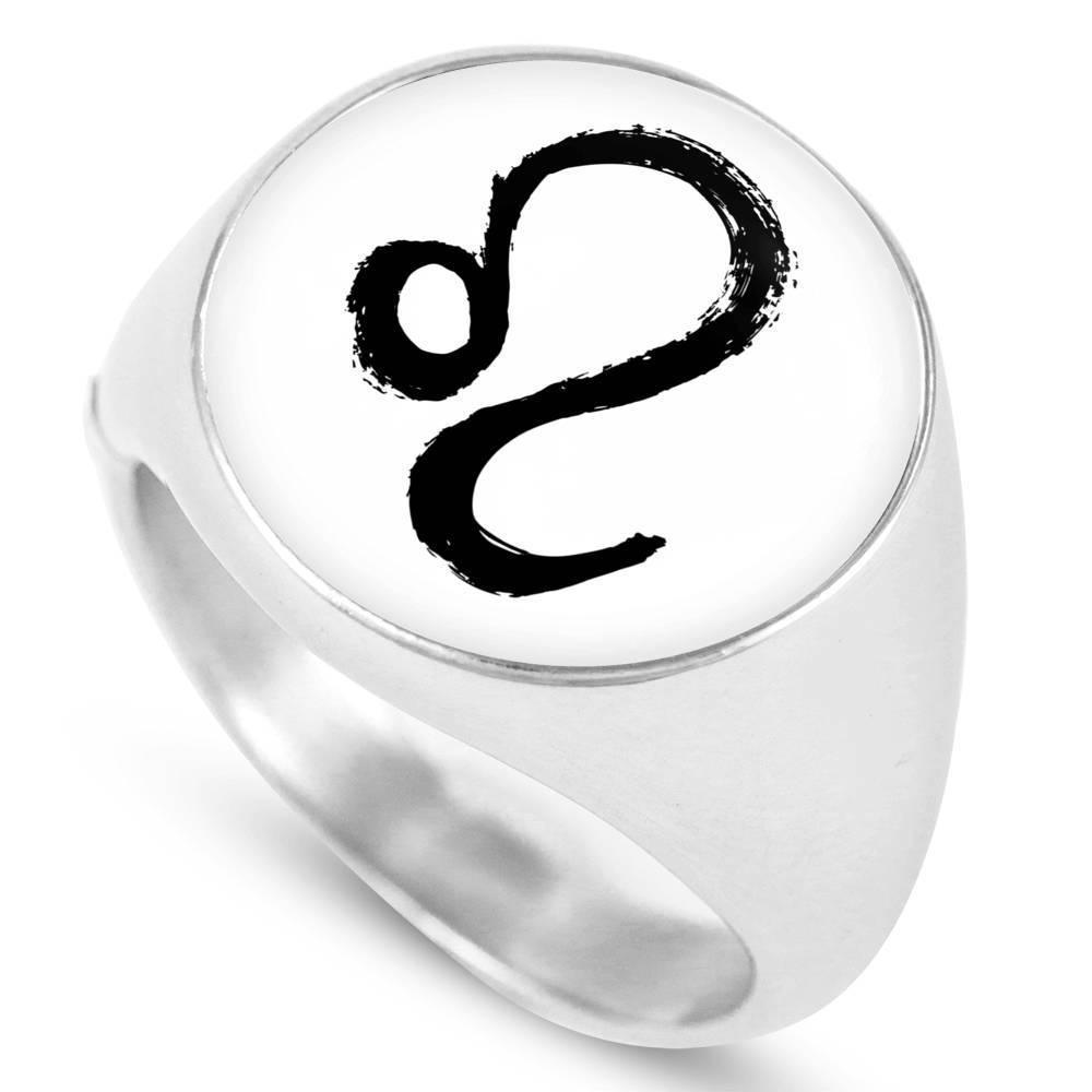 Leo Zodiac Stainless Steel or 18k Gold Ring - ZodiacFanatic