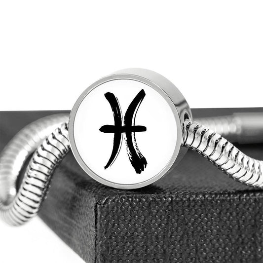 Pisces Zodiac Luxury Stainless Steel Bracelet - ZodiacFanatic