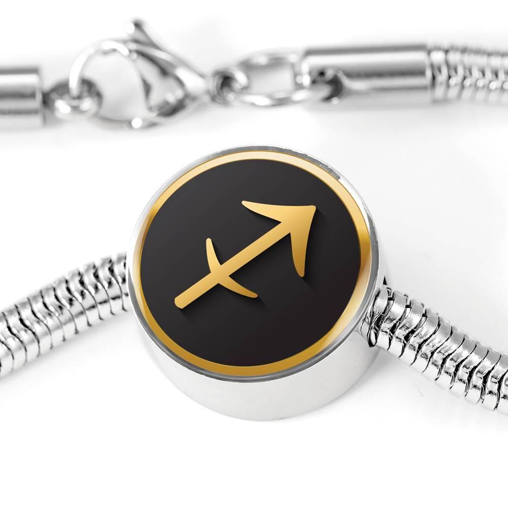 Sagittarius Zodiac Exclusive Design Bracelet Made From Stainless Steel - ZodiacFanatic