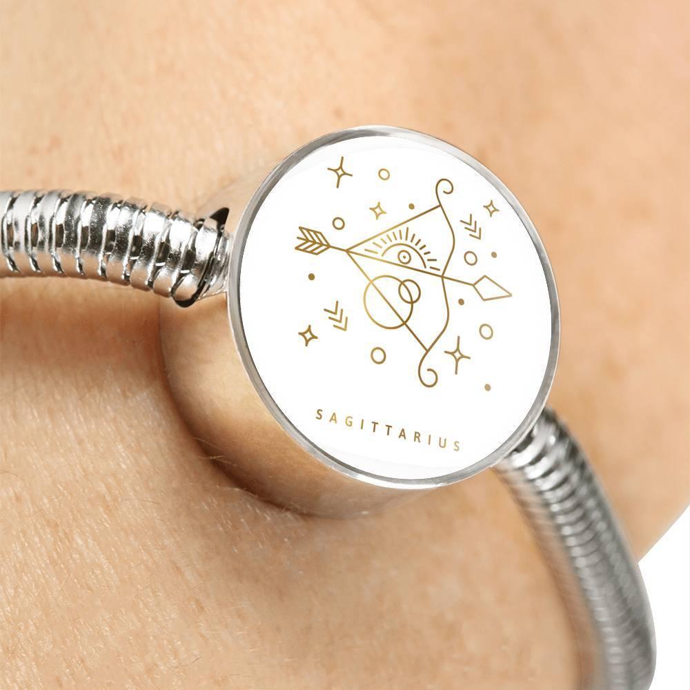 Sagittarius Zodiac Luxury Stainless Steel Bracelet - ZodiacFanatic