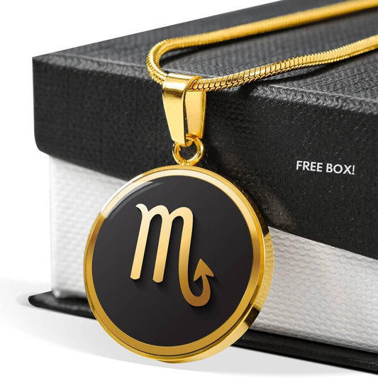 Scorpio Zodiac Exclusive Design Necklace Made From Stainless Steel or 18k Gold - ZodiacFanatic