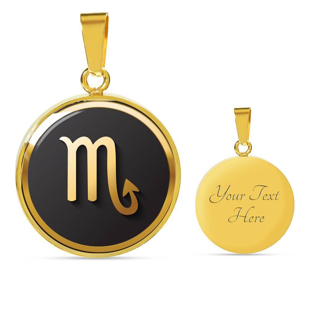 Scorpio Zodiac Exclusive Design Necklace Made From Stainless Steel or 18k Gold - ZodiacFanatic