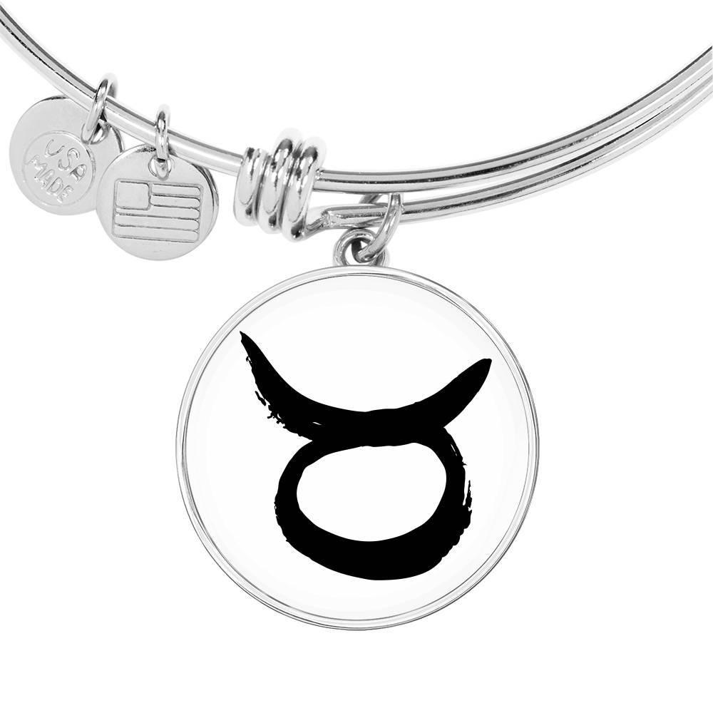 Taurus Zodiac Adjustable Creative Bangle made from Stainless Steel or 18k Gold - ZodiacFanatic