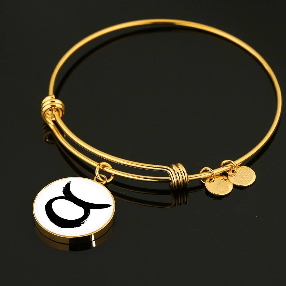 Taurus Zodiac Adjustable Creative Bangle made from Stainless Steel or 18k Gold - ZodiacFanatic