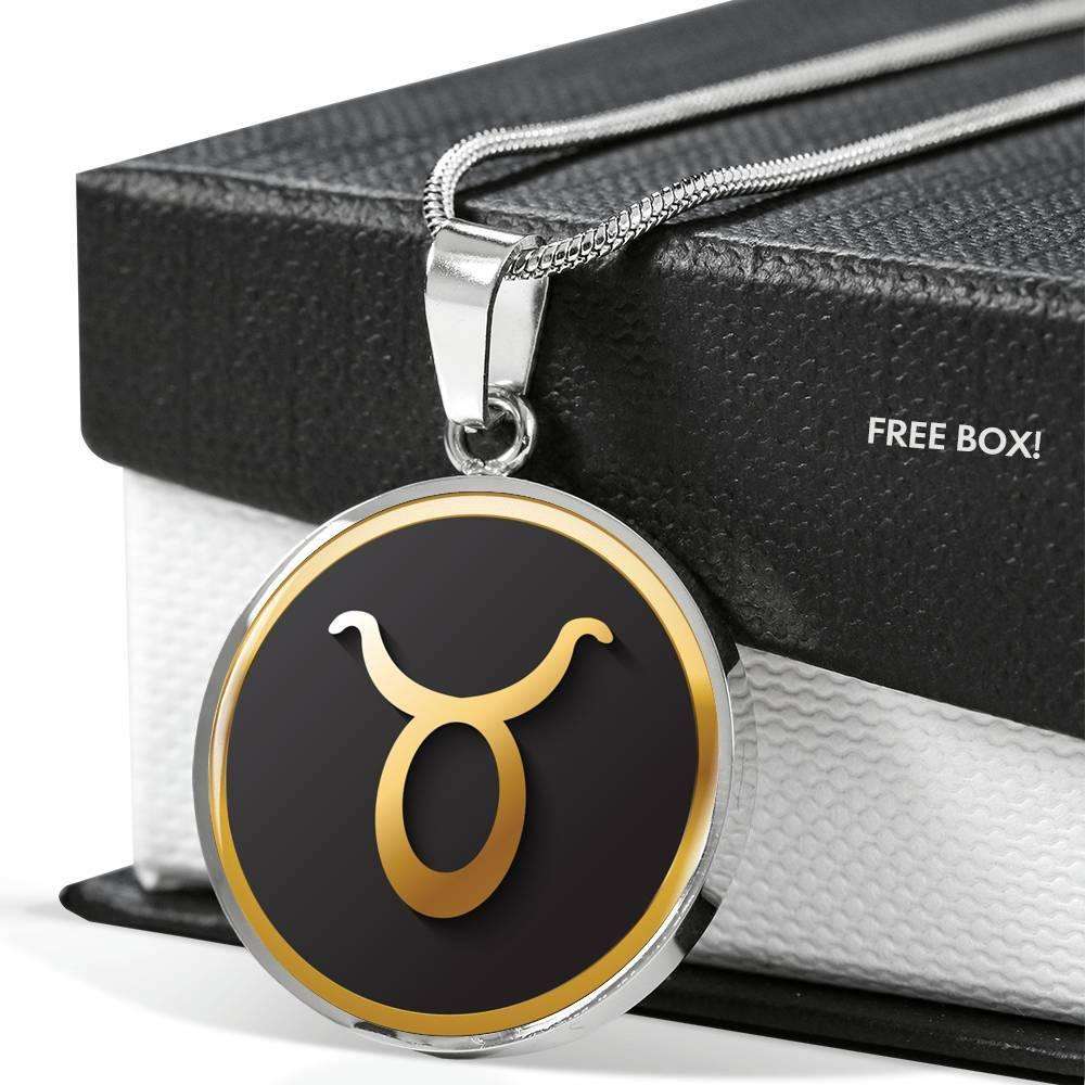 Taurus Zodiac Exclusive Design Necklace Made From Stainless Steel or 18k Gold - ZodiacFanatic