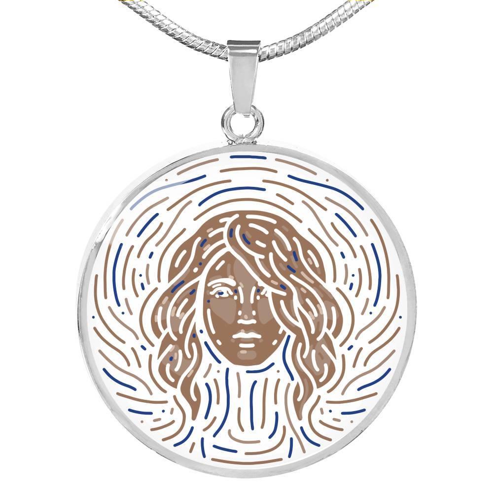 Virgo Zodiac Luxury Stainless Steel or 18k Gold Artistic Necklace - ZodiacFanatic