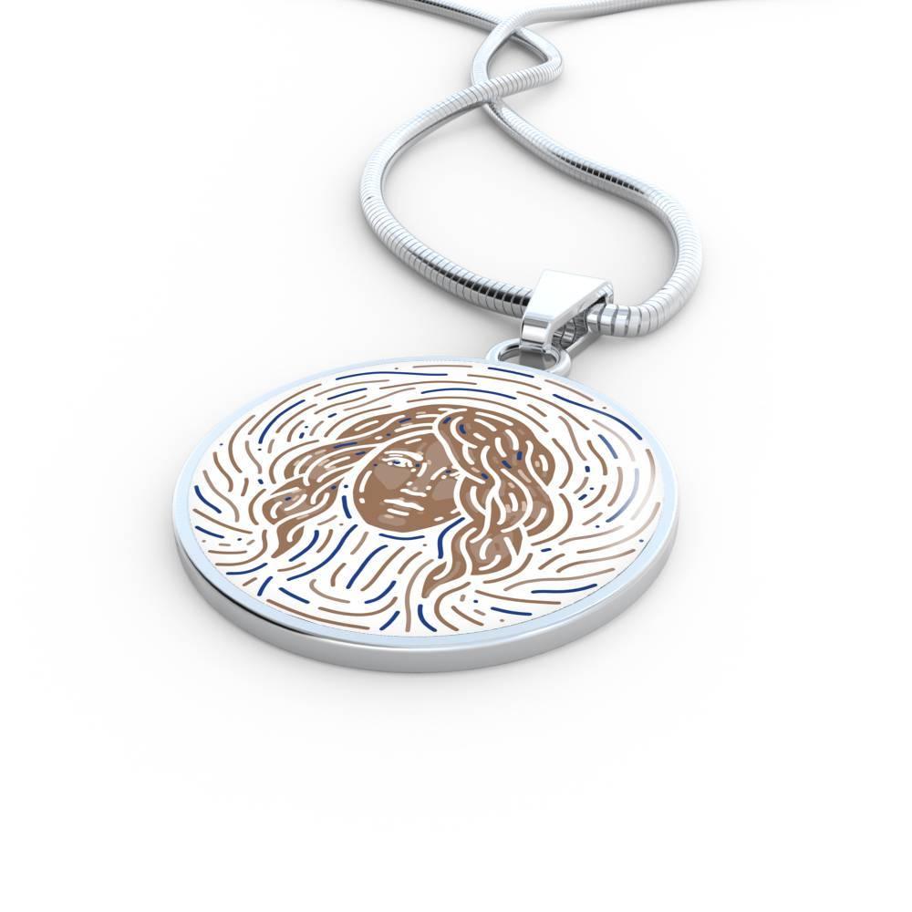 Virgo Zodiac Luxury Stainless Steel or 18k Gold Artistic Necklace - ZodiacFanatic